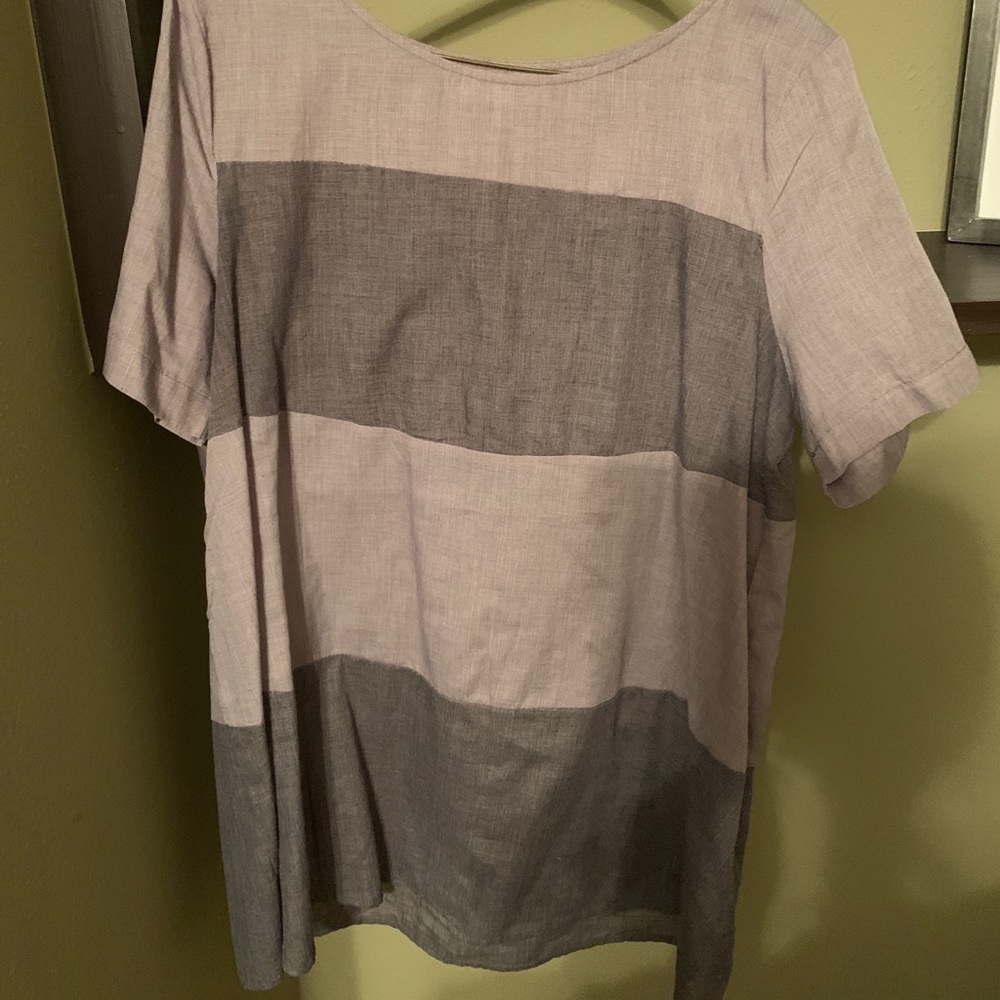 Color block blouse